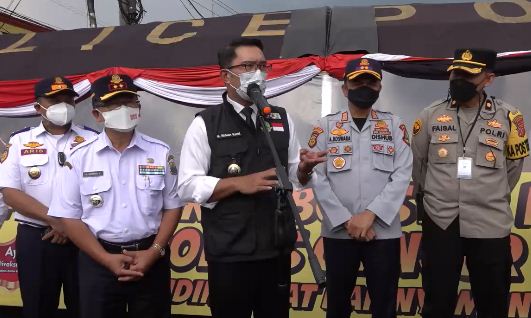 OTT KPK membuat Gubernur Jawa Barat Ridwan Kamil kaget.