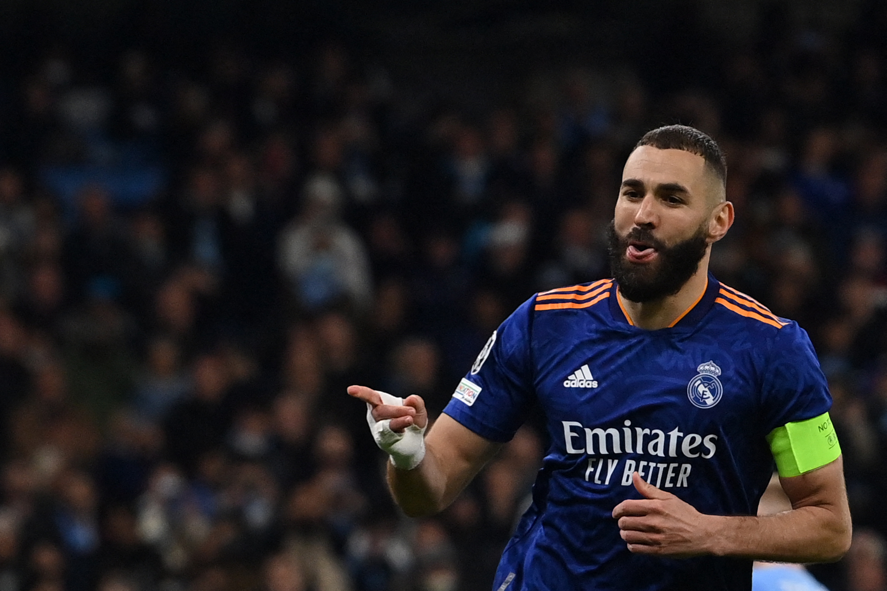 Pemain Real Madrid Karim Benzema