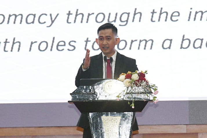 Presiden Pemuda Asia Afrika atau Asian African Youth Government (AAYG) Respiratori Saddam Al-Jihad 