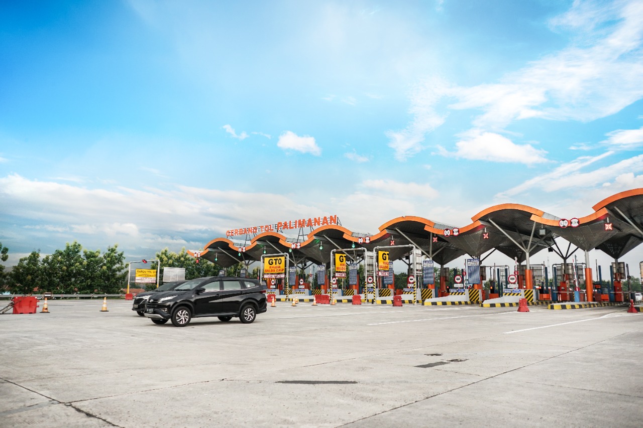 PERSIAPAN MUDIK: Gerbang tol Palimanan siap menampung arus mudik lebaran 2022 yang dipredisi akan mengalami peningkatan arus mudik.