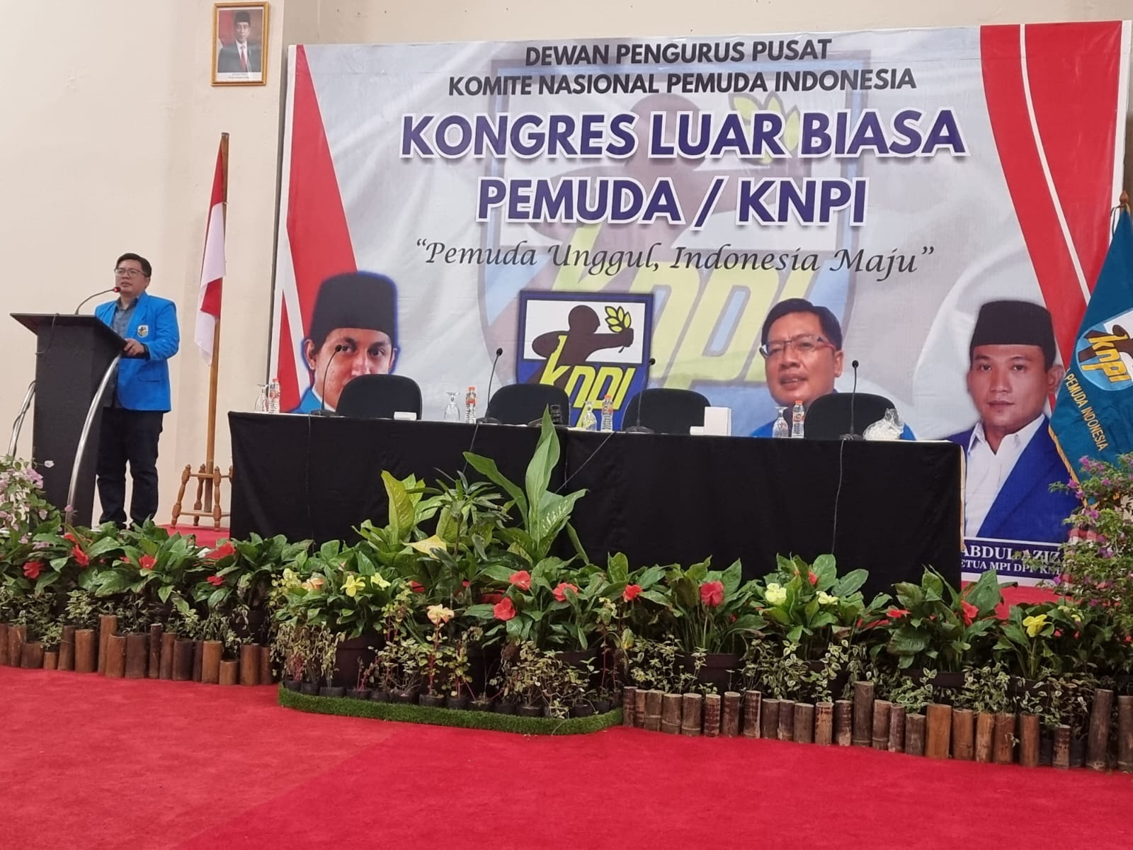 Kongres Luar Biasa Pemuda - KNPI dilaksanakan di Mandalika, Lombok Tengah, Nusa Tenggara Barat.  