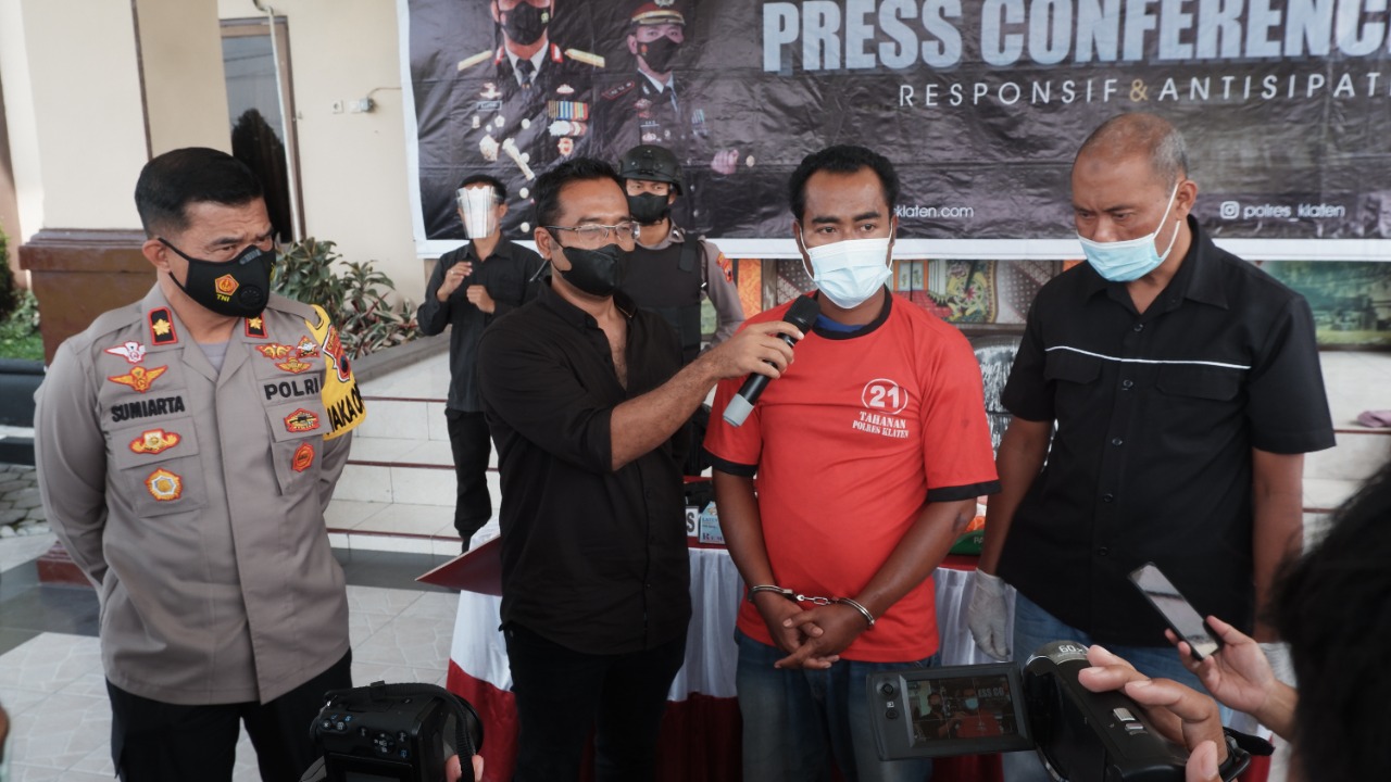 Polres Klaten meringkus pelaku pencurian gabah