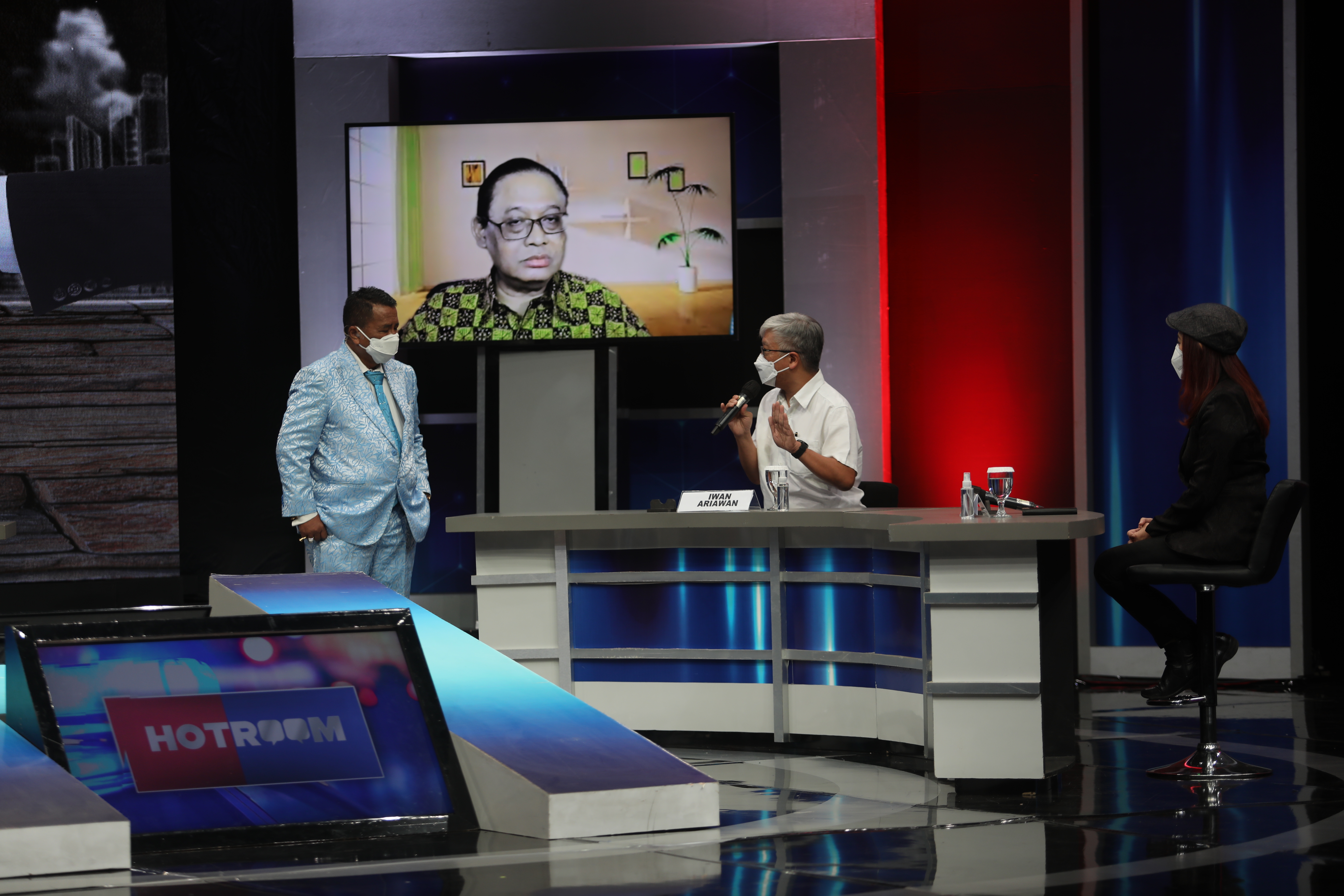 Tayangan telivisi di Stasiun Metro TV