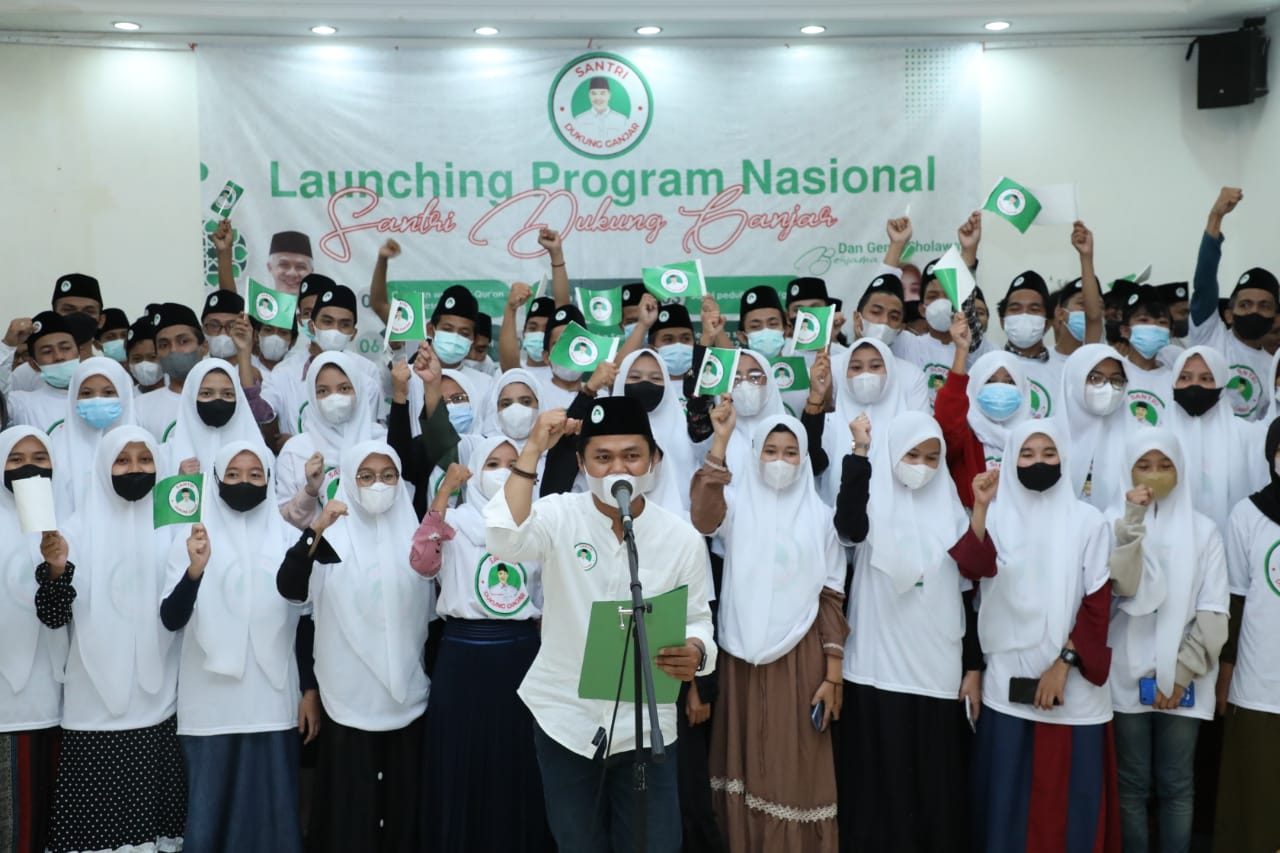 Santri Dukung Ganjar Nasional meluncurkan program kegiatan unggulan, sekaligus deklarasi dukungan untuk Gubernur Jawa Tengah, Ganjar Pranowo