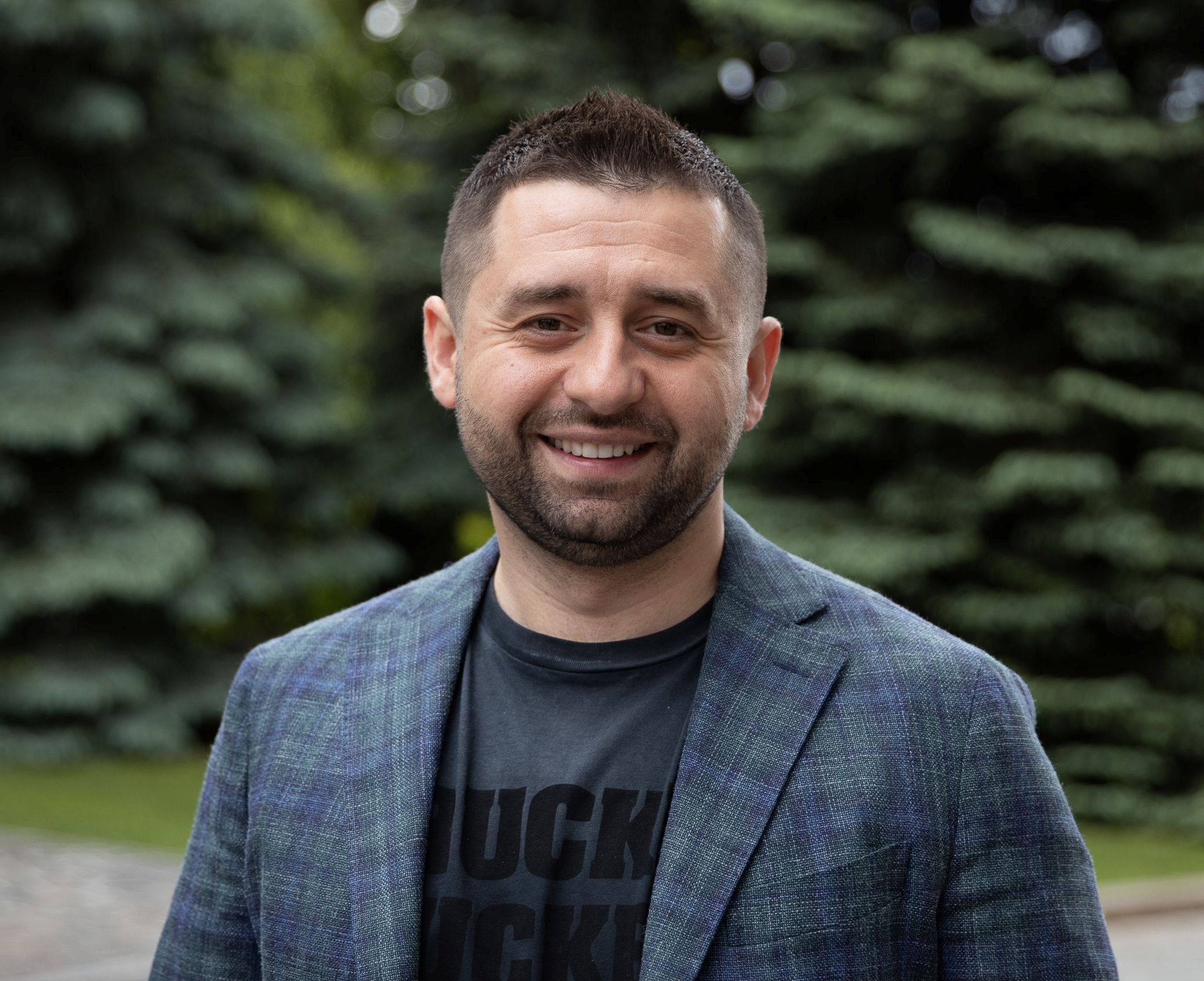 Negosiator Ukraina, Davyd Arakhamia, yang juga seorang poliikus dan pengusaha.