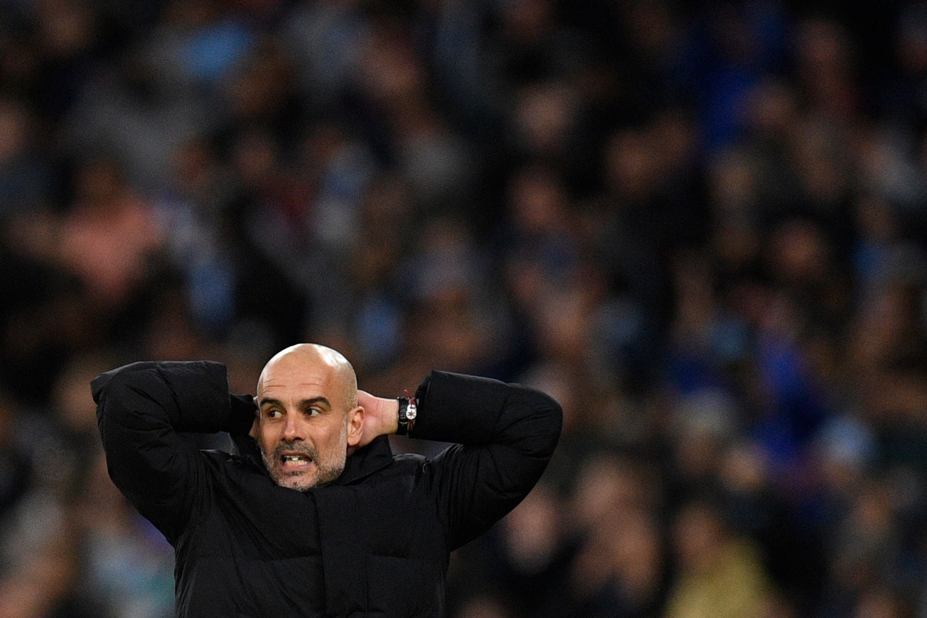 Manajer Manchester City Pep Guardiola 