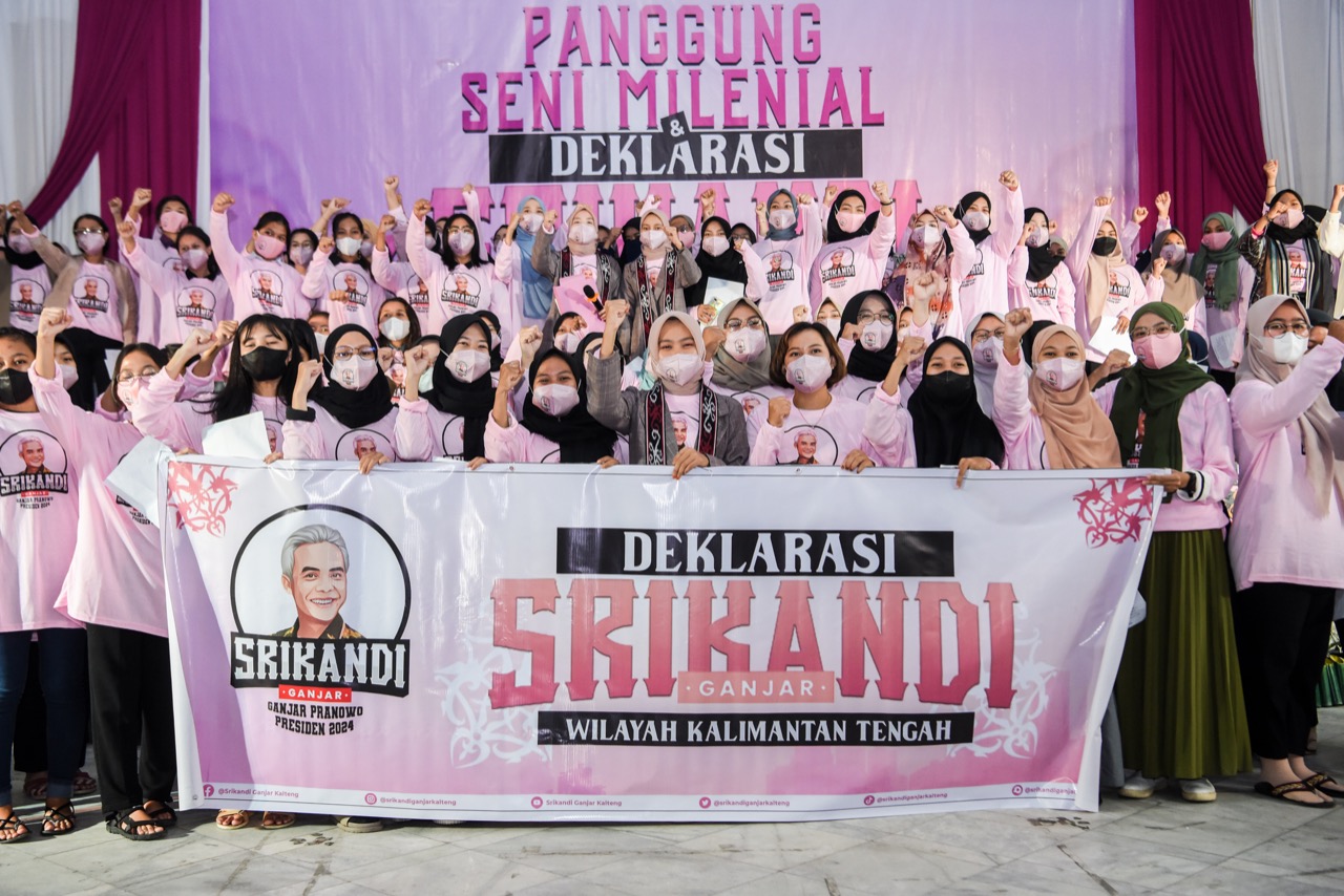 Srikandi Kalteng menyatakan dukungan untuk Ganjar Pranowo maju di Pilpres 2024