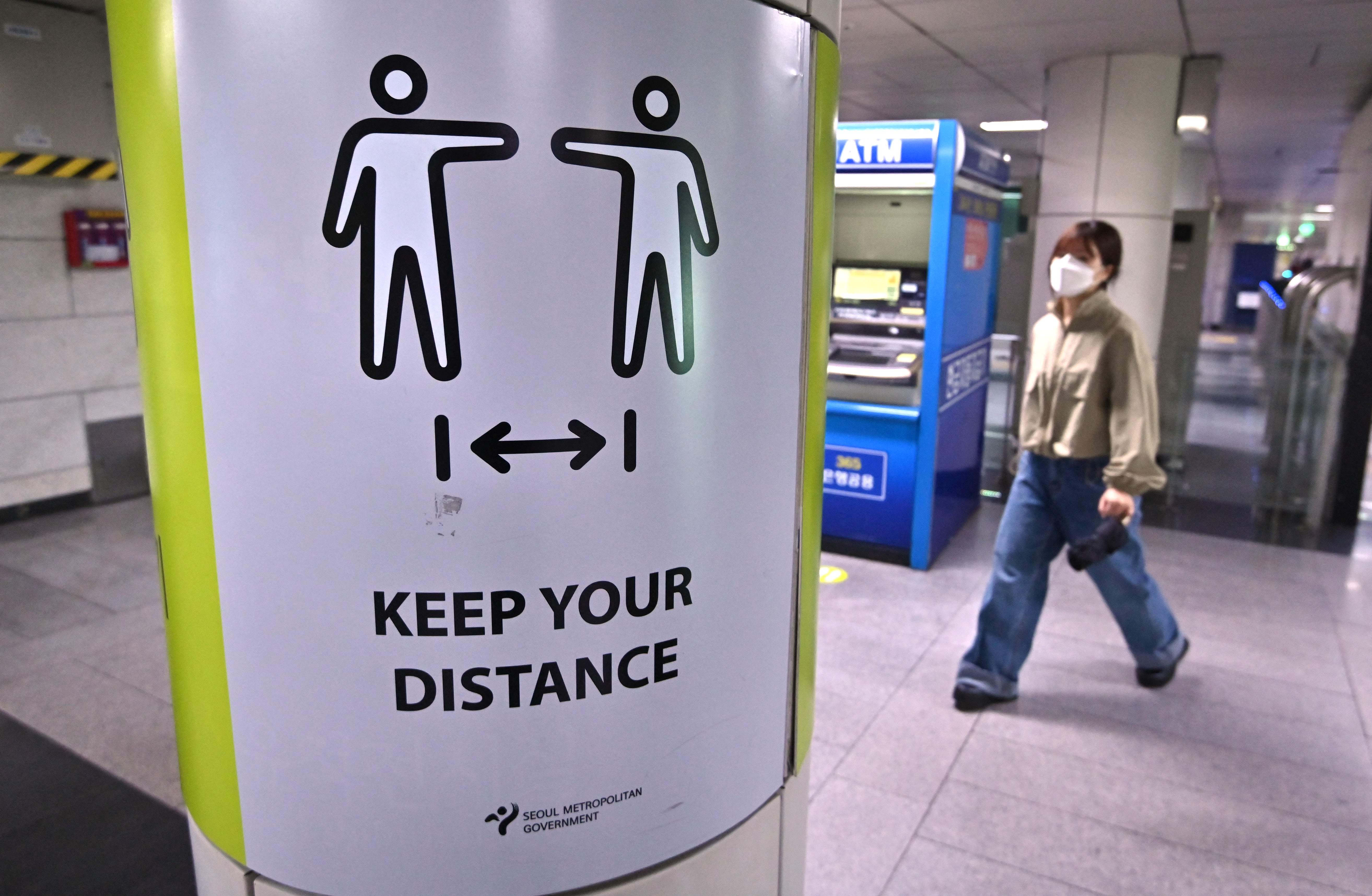 Stasiun Subway di Seoul, Korea Selatan