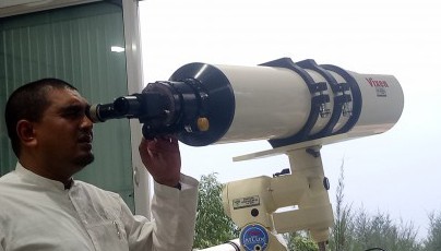 AWAL RAMADAN: Pengamatan hilal sebagai tanda esok harinya umat muslim wajib berpuasa. Pemerintah menetapkan awal Ramadan jatuh pada 3 April 