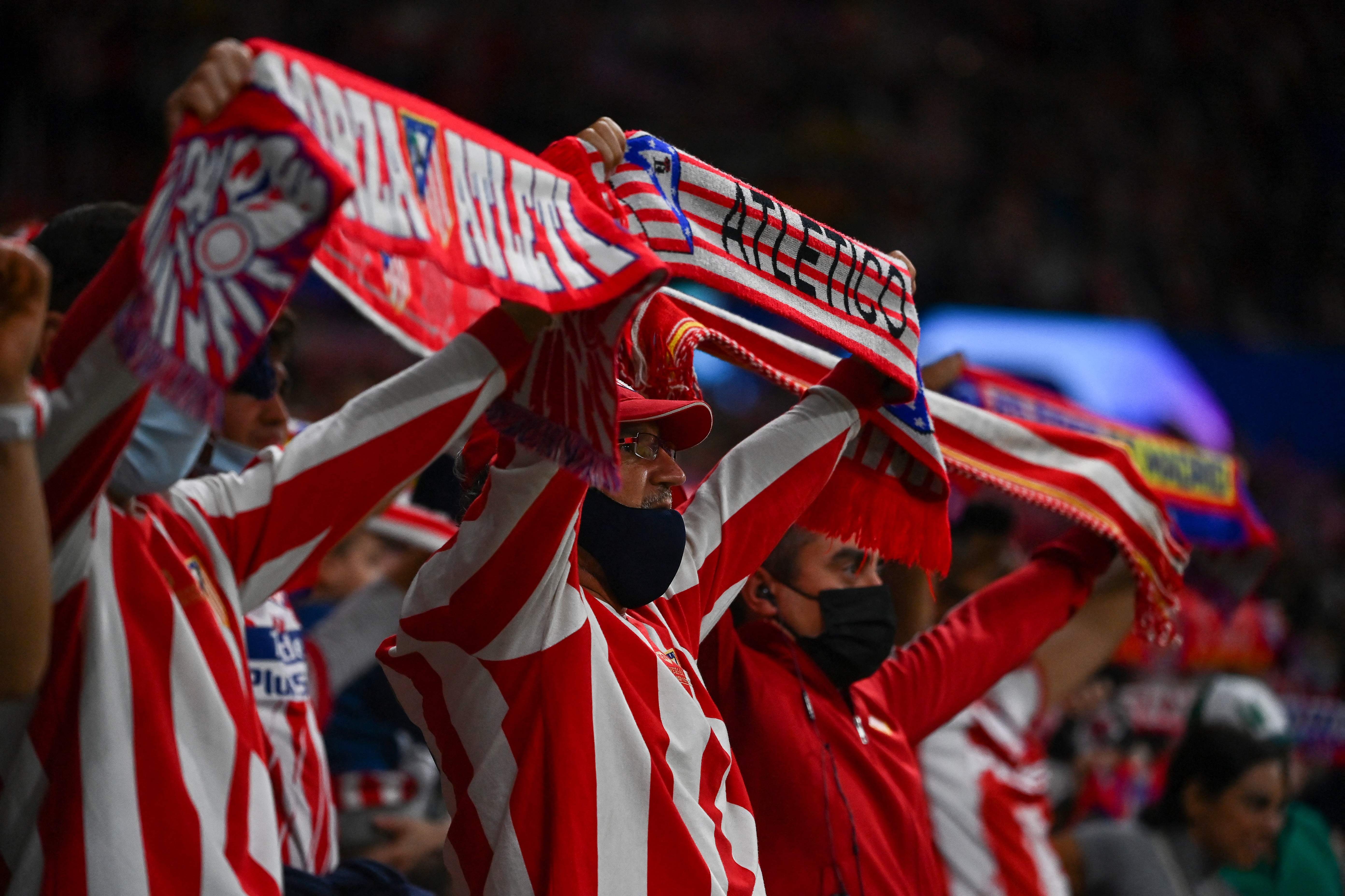 Ilustrasi--Pendukung Atletico Madrid