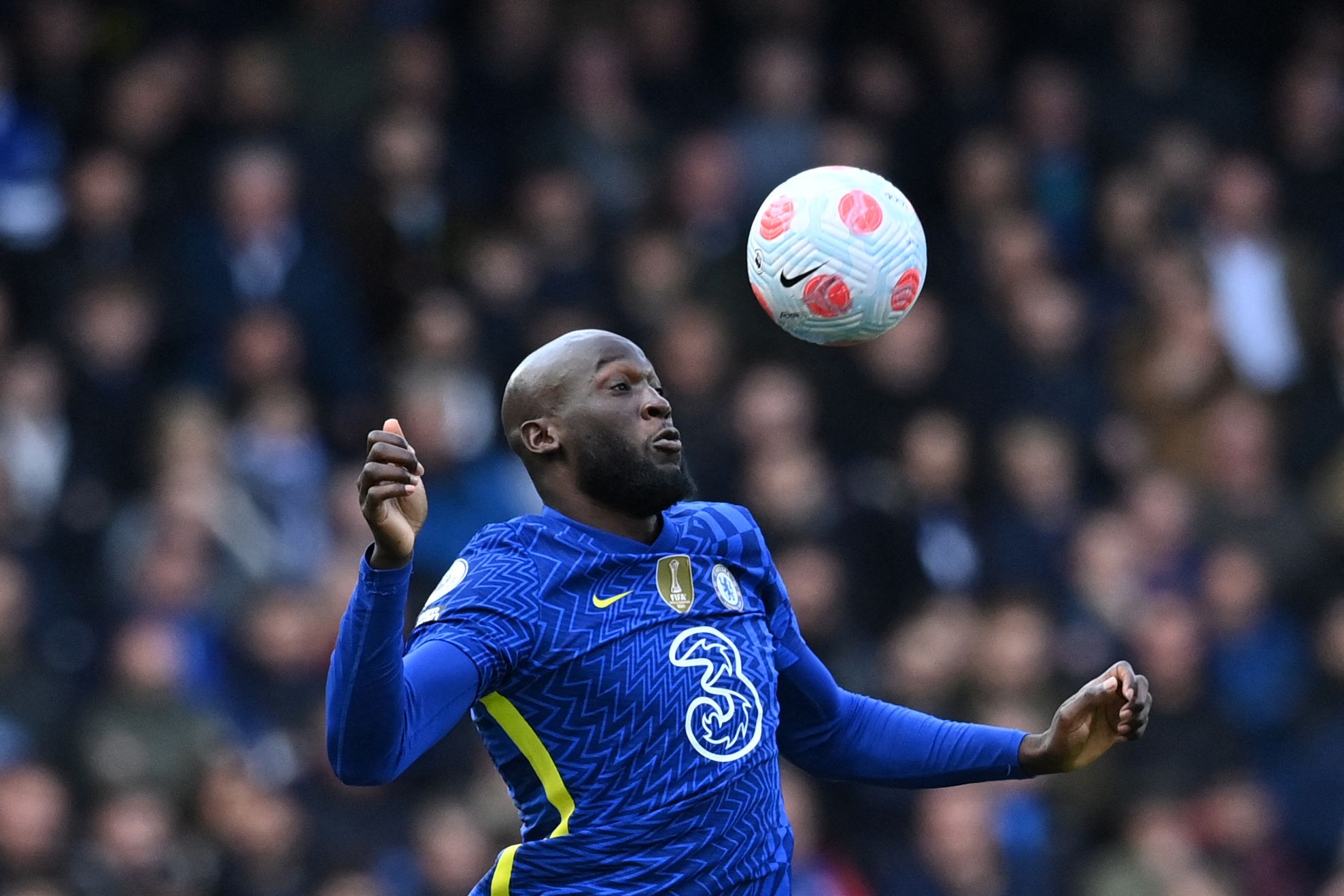 Penyerang Chelsea Romelu Lukaku