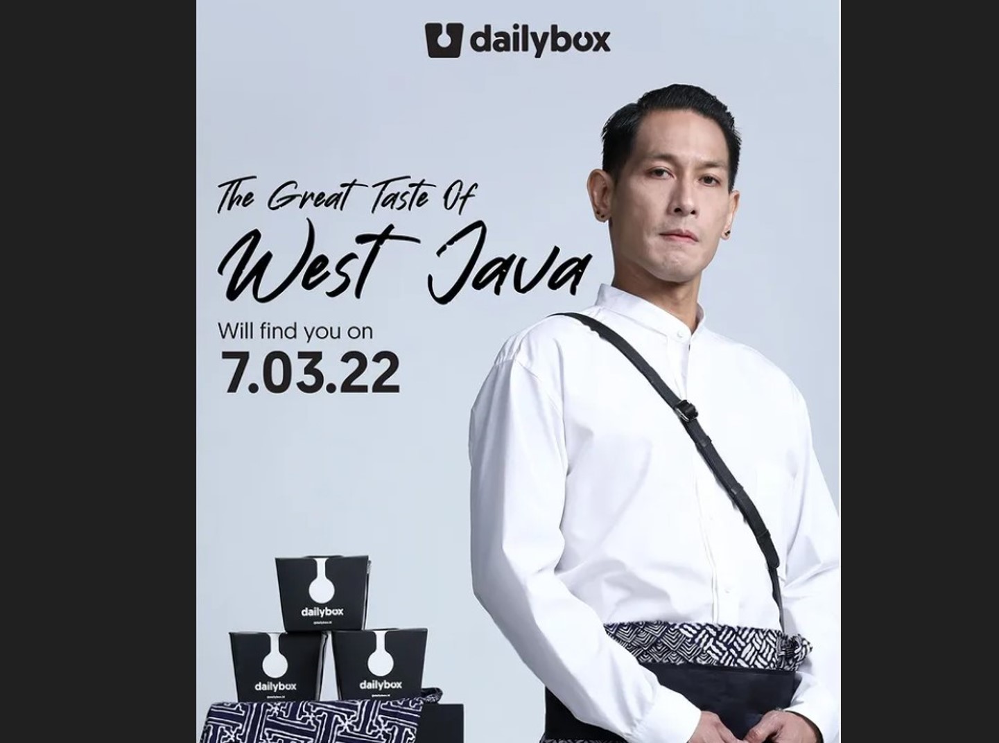 Chef Juna menghadirkan menu Jawa Barat di Dailybox