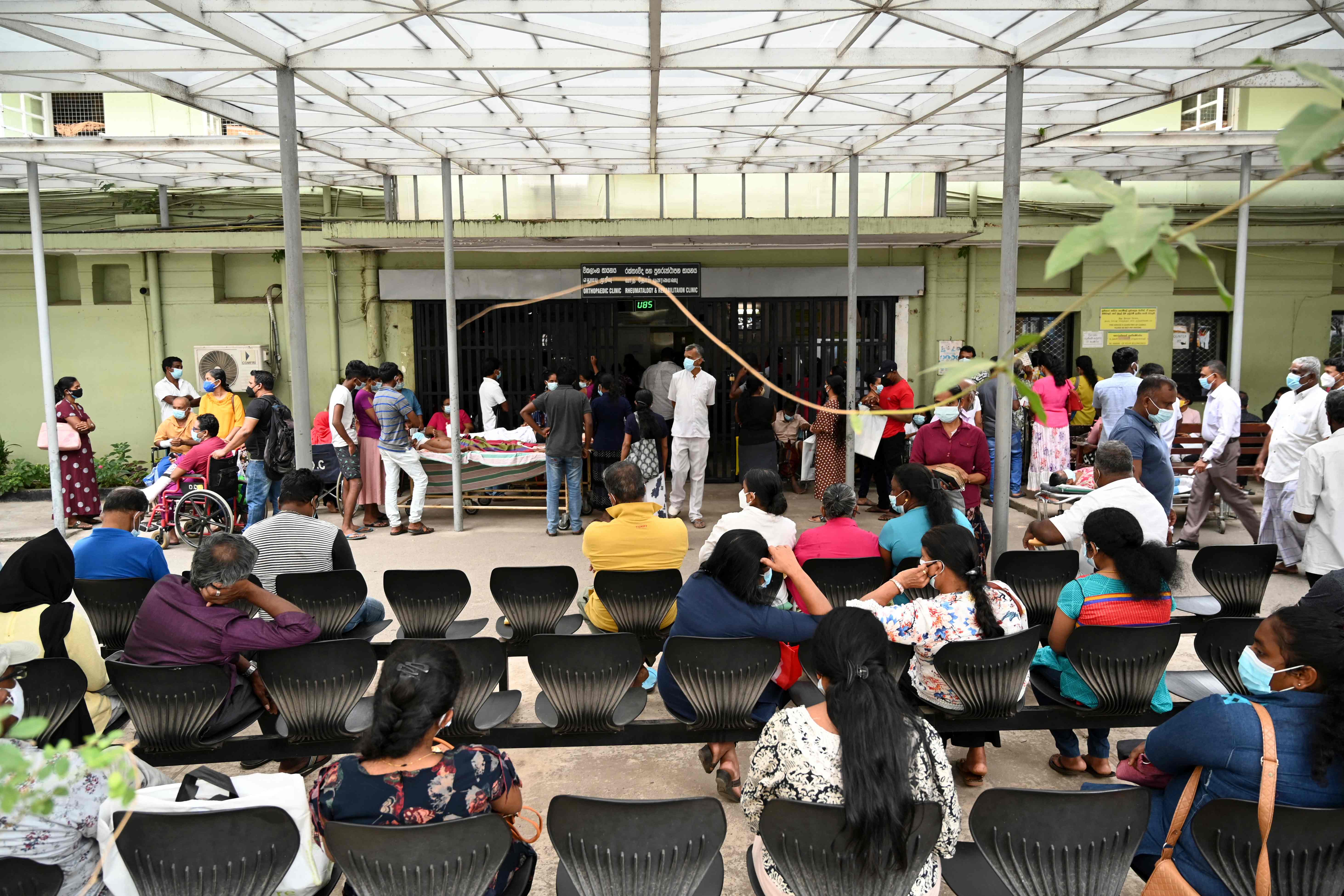 Ilustrasi: Kondisi rumah sakit di Kolombo, Sri Lanka.