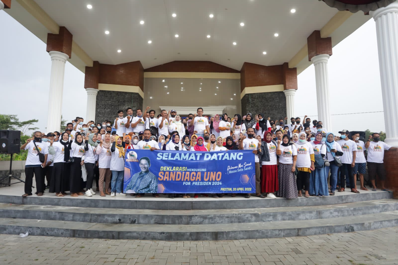 Relawan di Pacitan Dukung Sandiaga Uno Jadi Presiden 2024