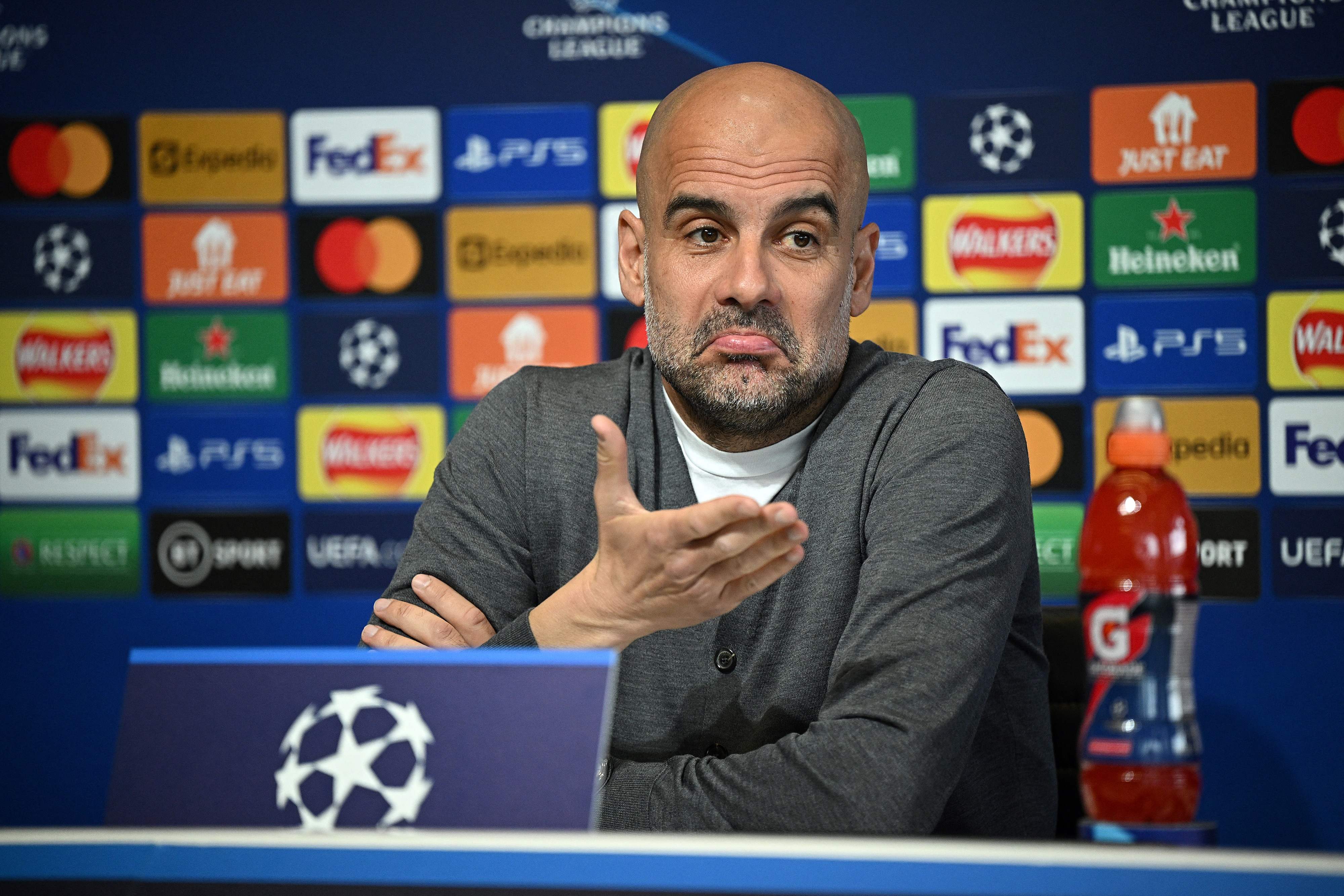 Manajer Manchester City Pep Guardiola