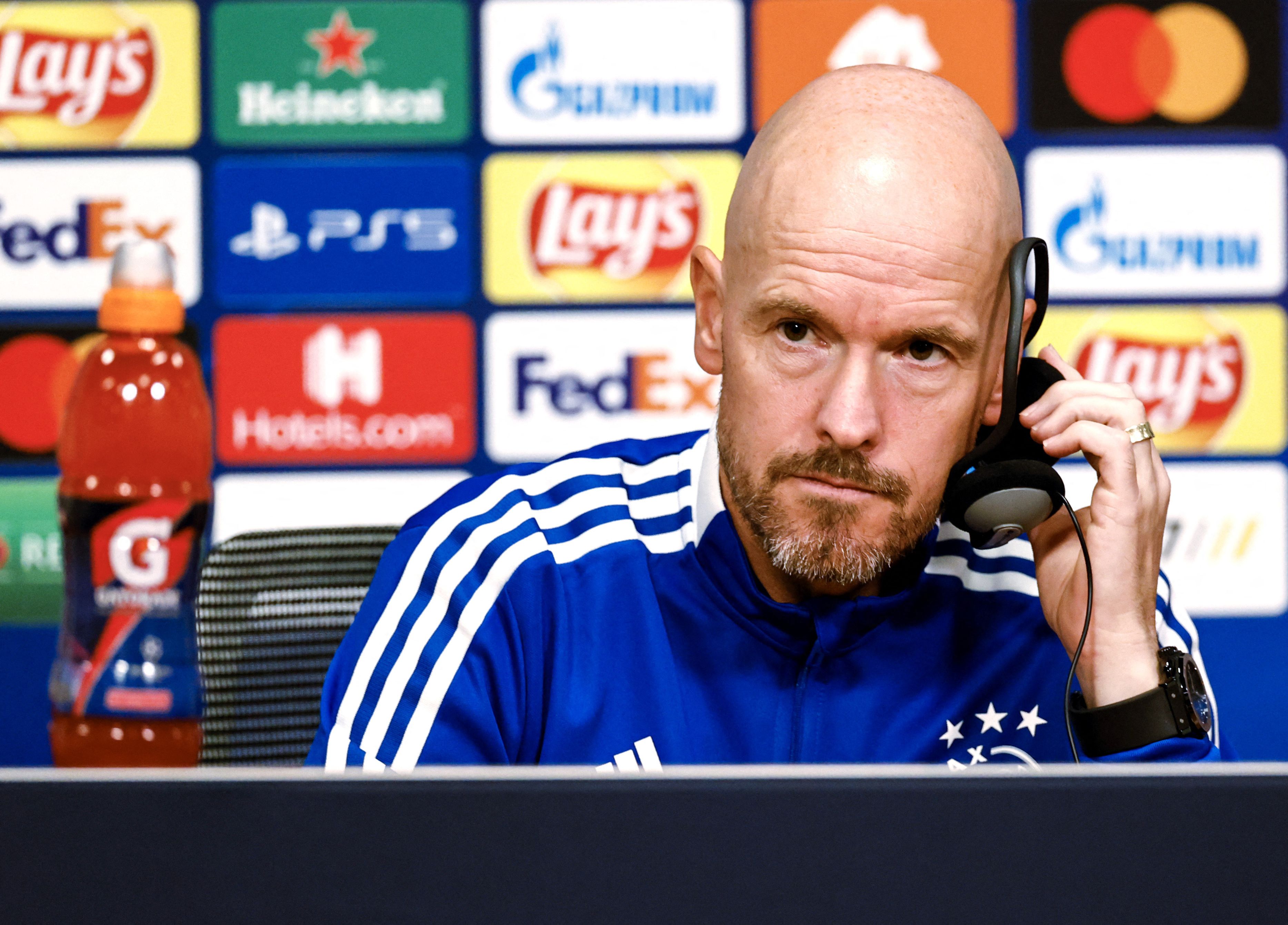 Erik ten Hag, kandidat kuat menjadi pelatih Manchester United musim depan. 