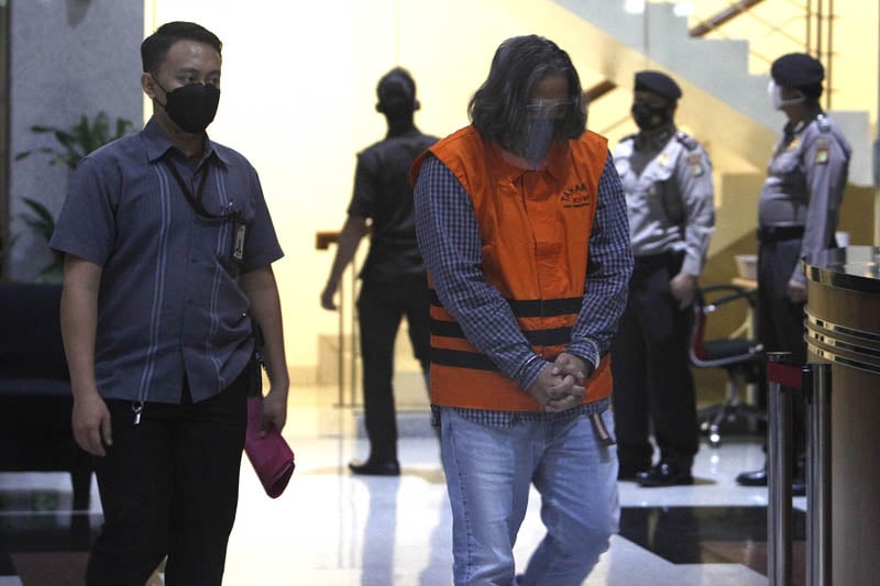 Tersangka Ryan Ahmad Ronas.