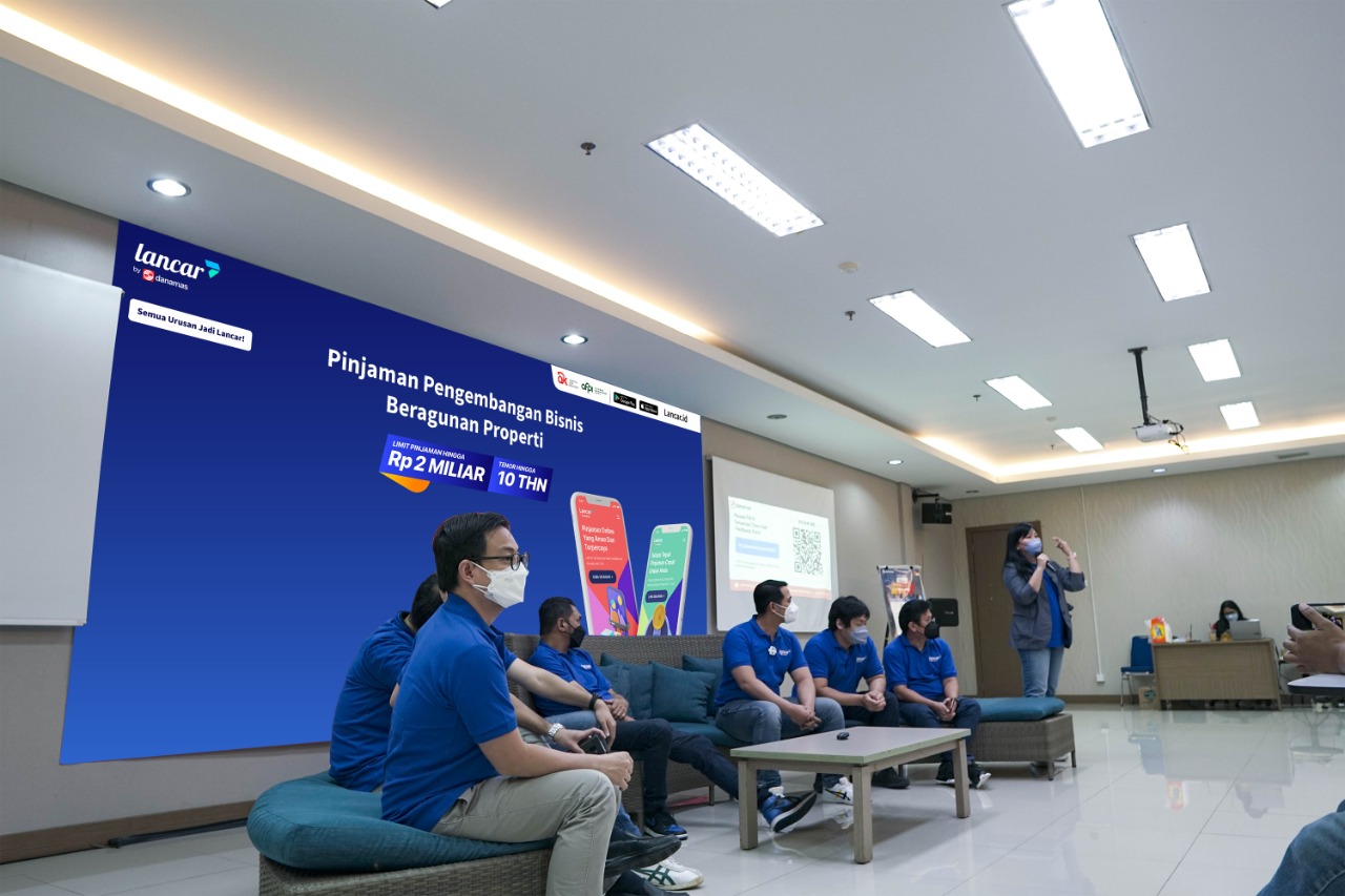 Konferensi pers yang digelar Danamas serta mengenalkan aplikasi Lancar by Danamas berbasis Android dan juga iOS.