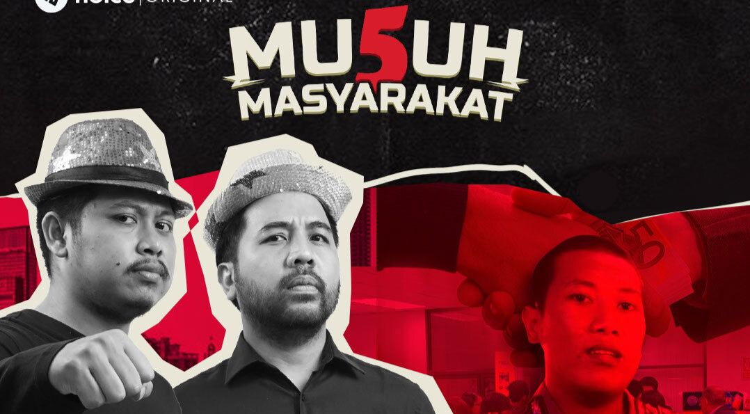 Poster Podcast Komiedi Staire Musuh Masyarakat