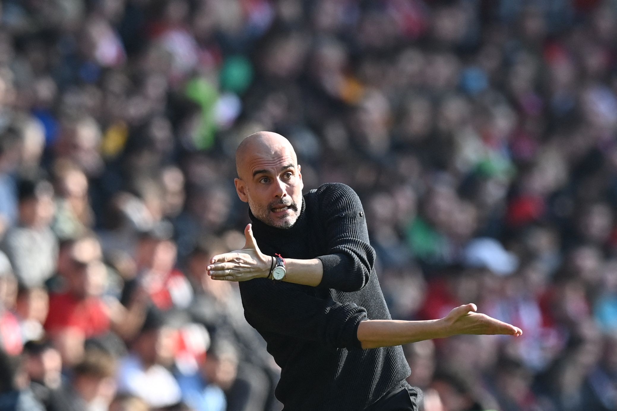 Pelatih Manchester City Pep Guardiola