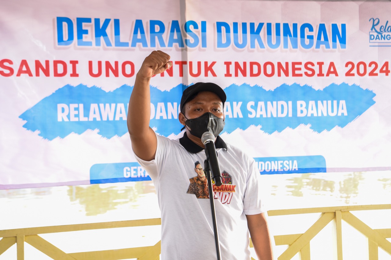 Pelaku UMKM Kalsel Gaungkan Sandiaga Uno Presiden 2024