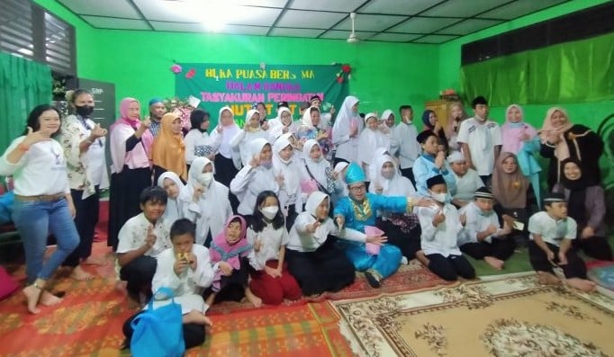 SLB Kuntum Mekar saat kedatangan PT Satas Transportindo Internasional.