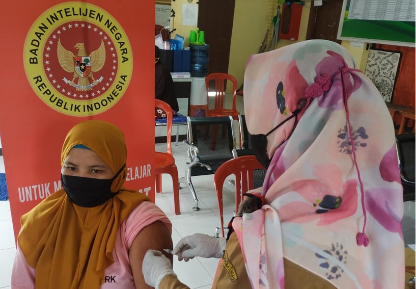 Binda Kaltim terus mengintensifkan vaksinasi ke semua wilayah, kali ini menyisir empat wilayah yakni Bontang, Kutai Kartanegara, Balikpapan 
