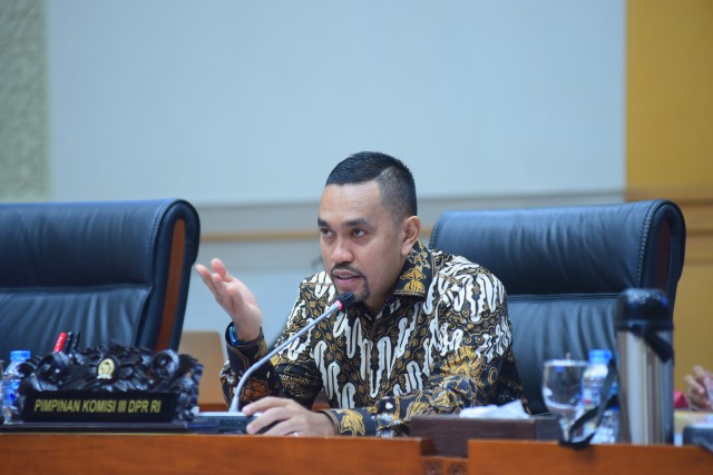 Wakil Ketua Komisi III DPR RI Ahmad Sahroni.