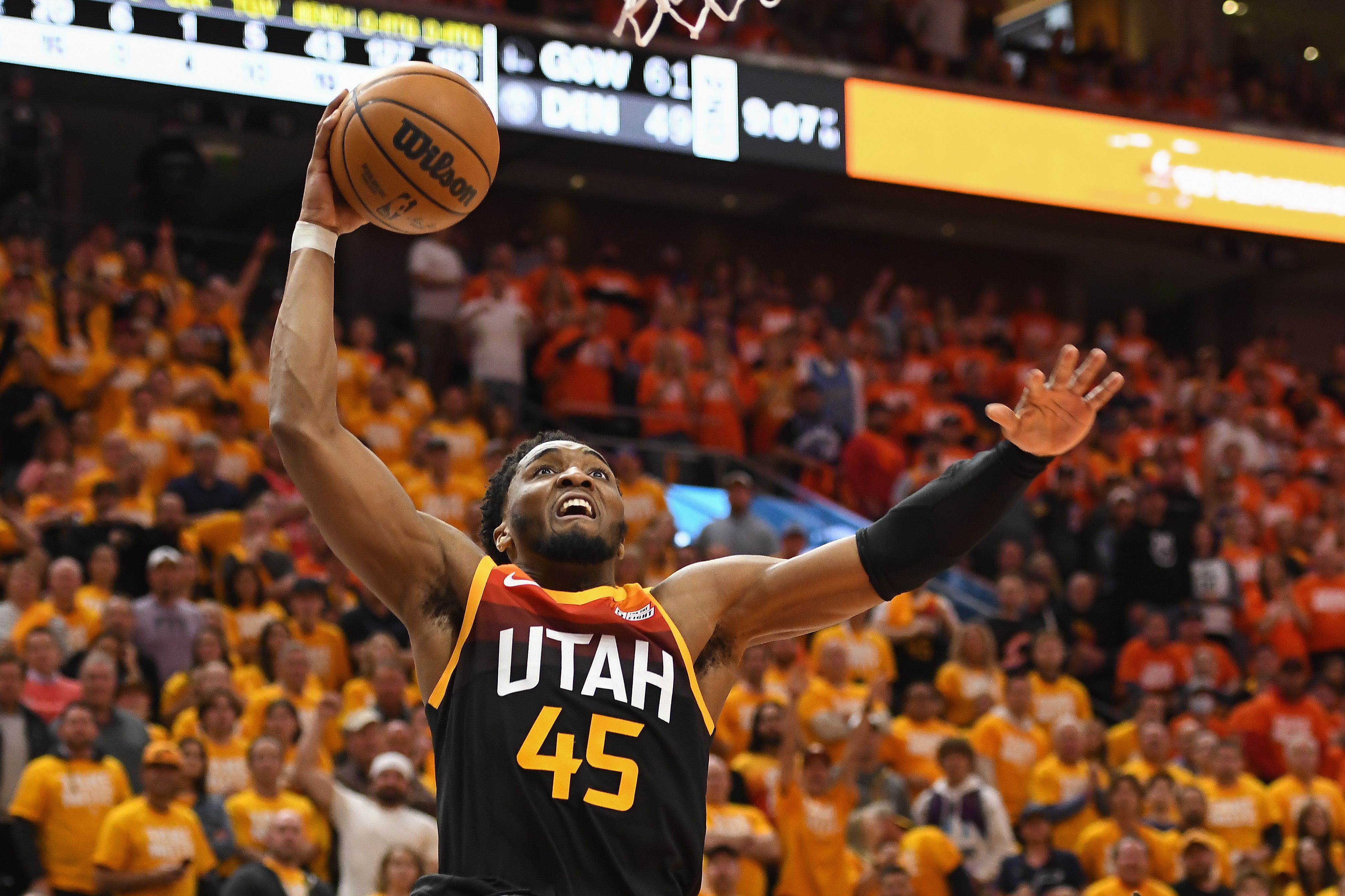 Pemain Utah Jazz Donovan Mitchell