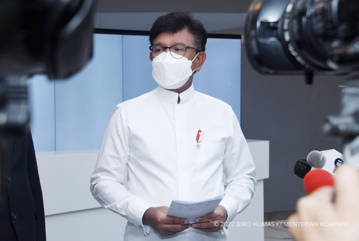 Menkominfo Johnny G Plate