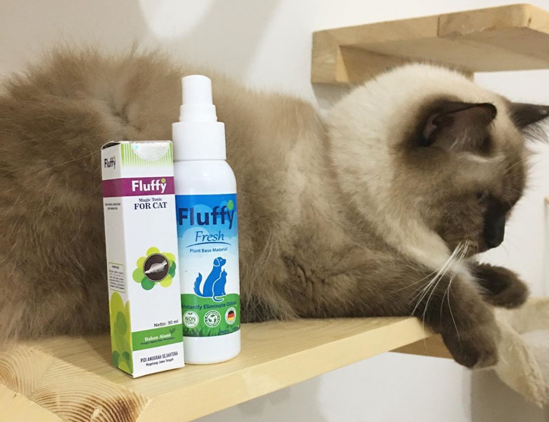 Produk perawatan hewan peliharaan Fluffy Magic Tonic