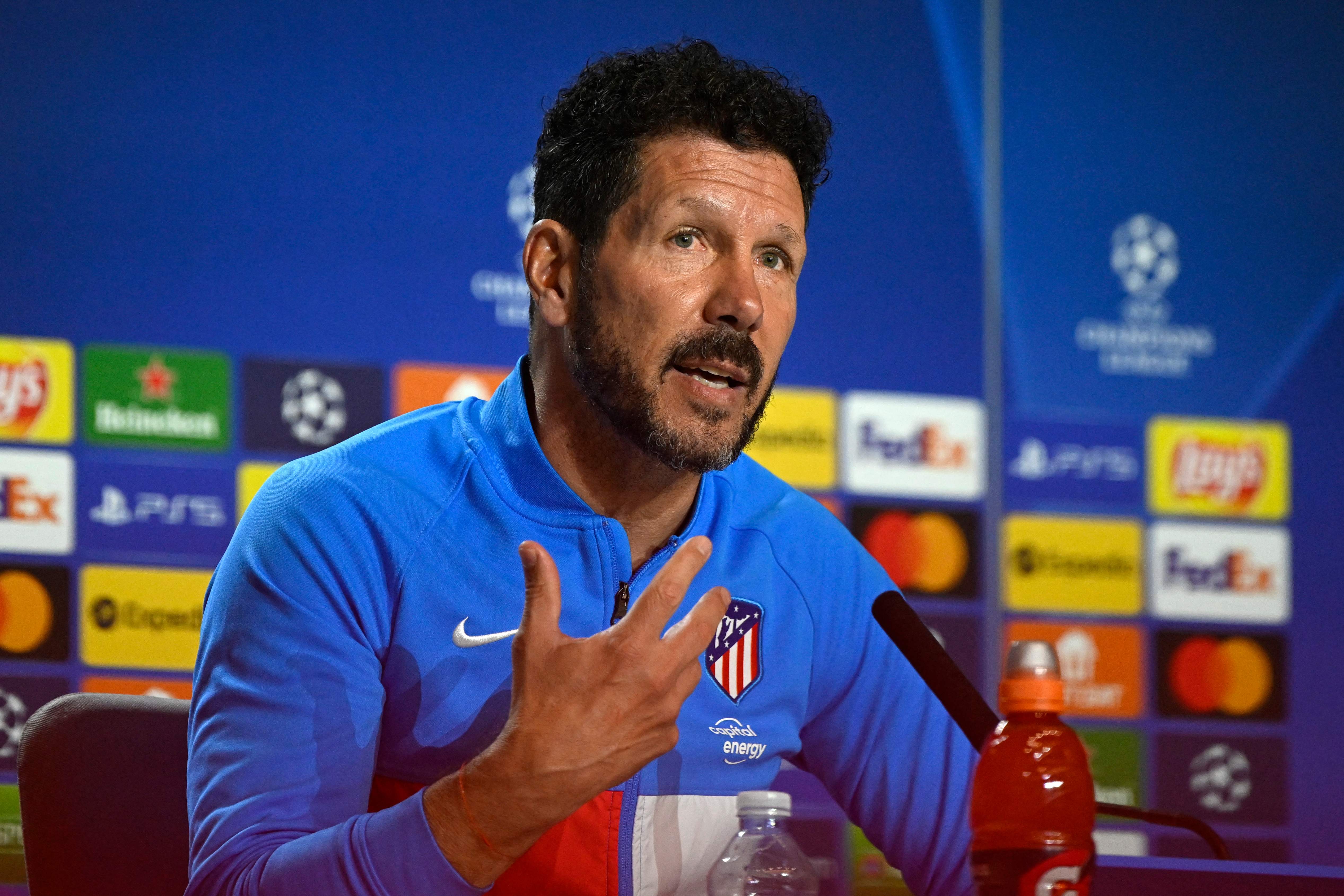 Pelatih Atletico Madrid Diego Simeone