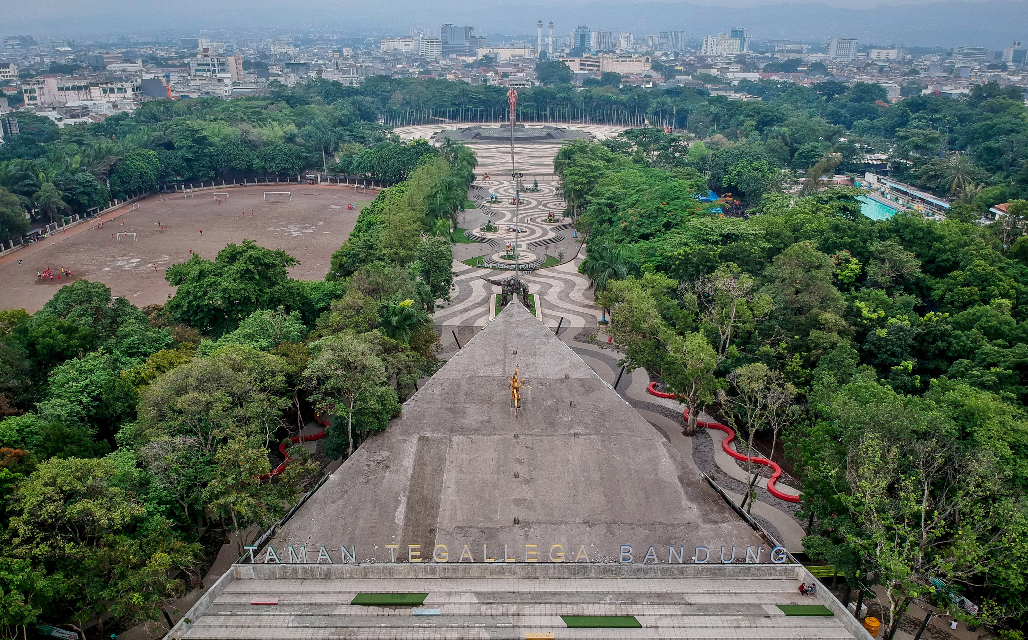 Taman Tegalega, Bandung, Jawa Barat.