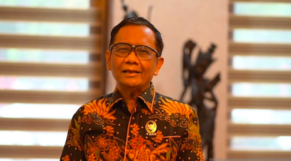 Menteri Koordinator Bidang Politik, Hukum, dan Keamanan (Menkopolhukam) Mahfud MD.
