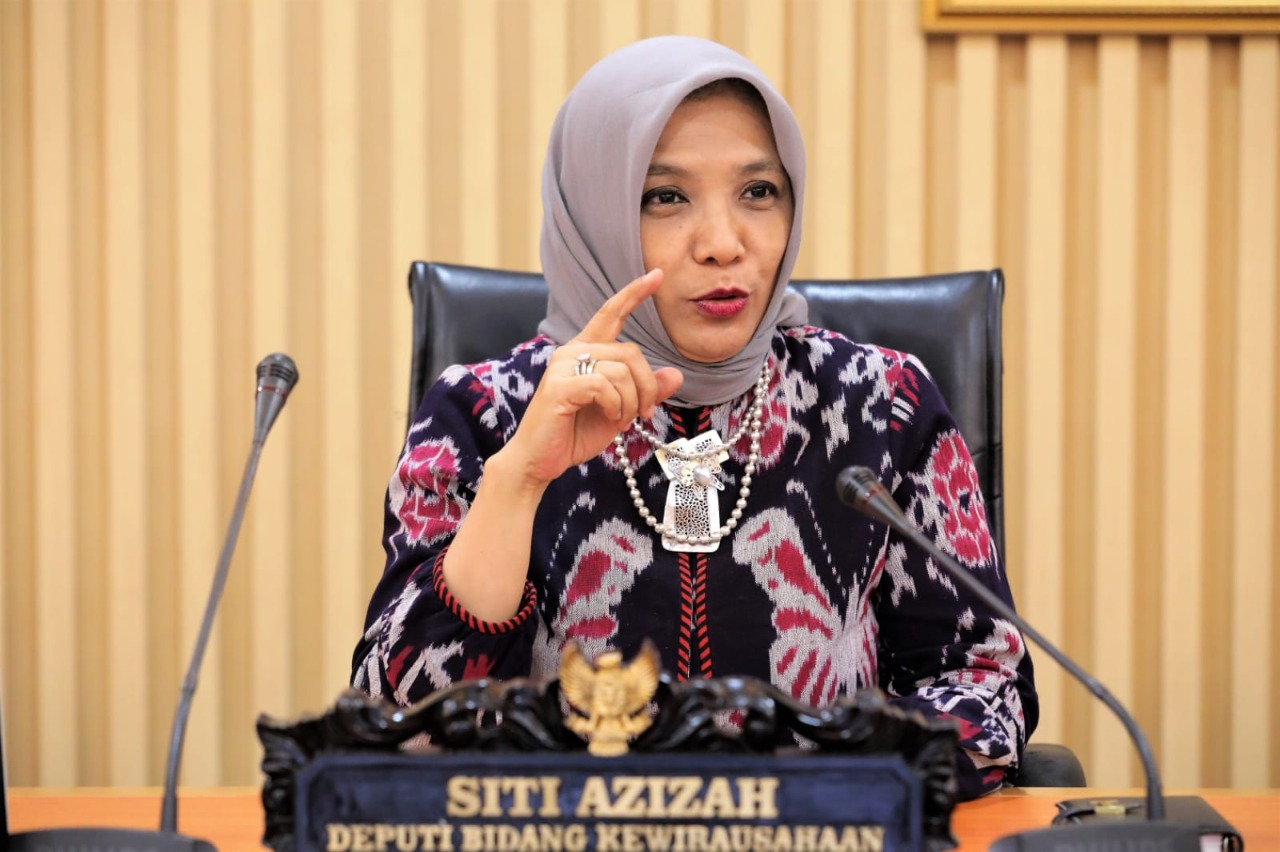 Deputi Bidang Kewirausahaan, Kemenkop UKM, Siti Azizah.