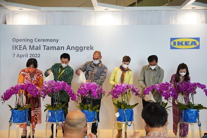 Pembukaan city store Ikea  di Mal Taman Anggrek, Jakarta Barat.