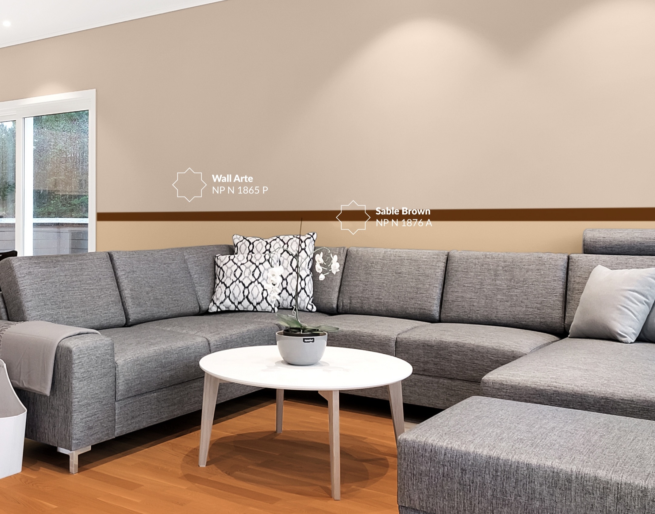 Tren Warna Warm yang diaplikasikan ke interior