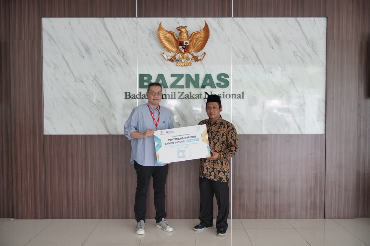 Bersama Baznas, 99 Lampu Induksi ACOME IoT Terpasang di Puluhan Masjid di Jabodetabek  