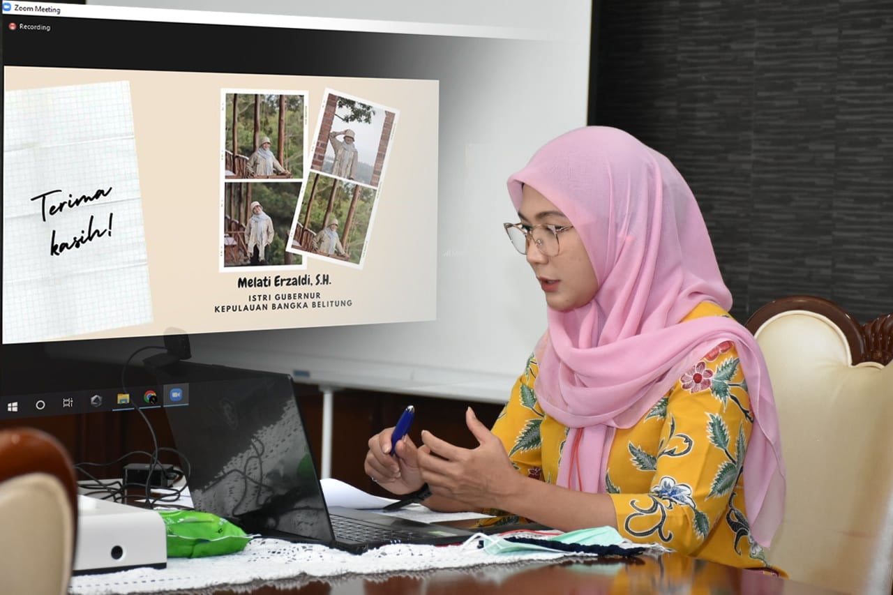 Ketua TP PKK Babel Melati Erzaldi.