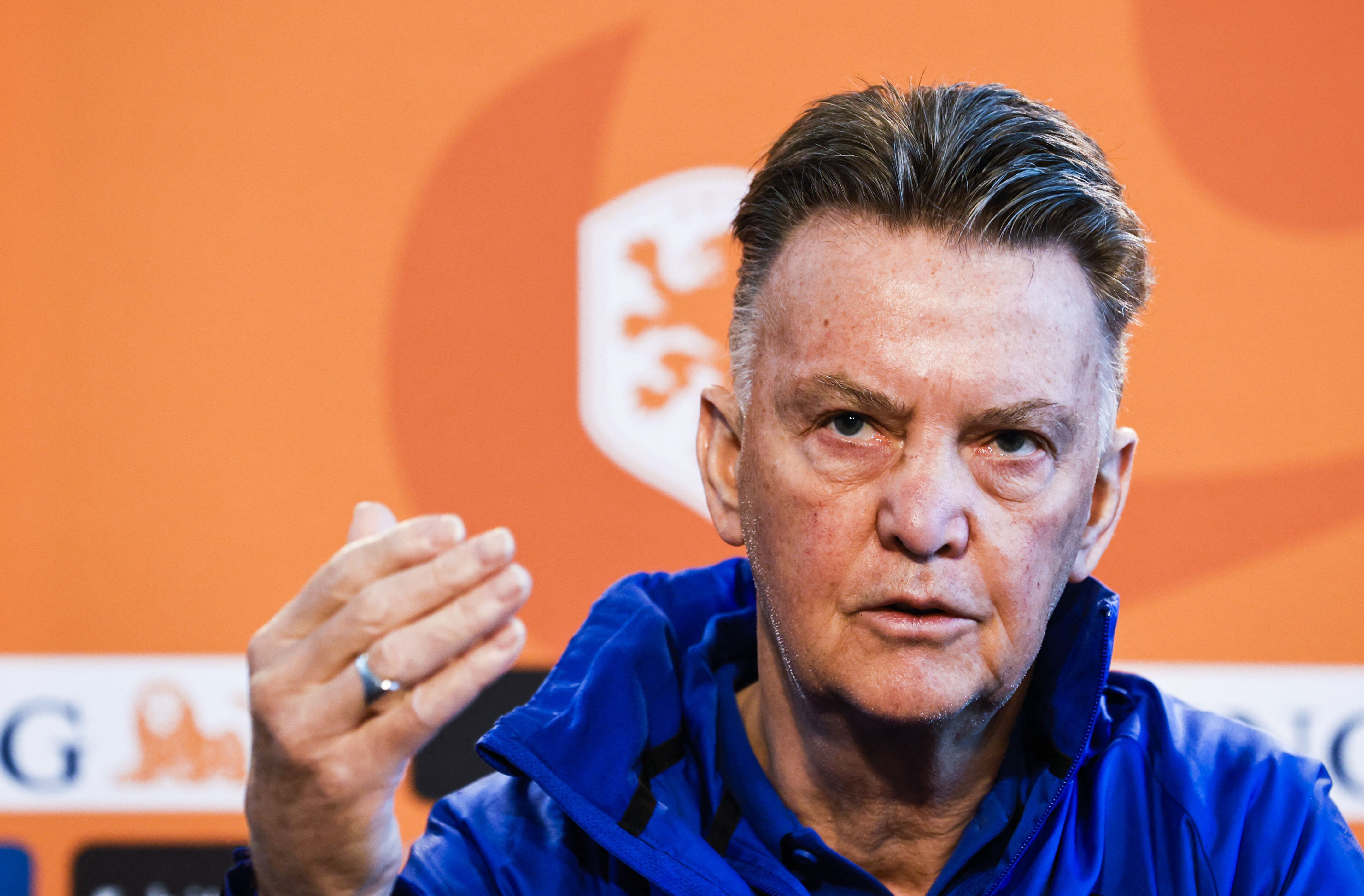 Pelatih timnas Belanda Louis van Gaal