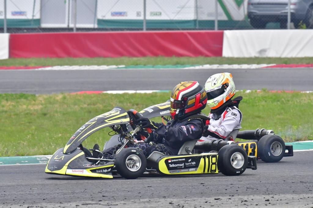 Qarrar Firhand saat membalap di Brescia, Italia