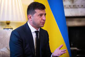 Presiden Ukraina Volodymyr Zelensky.