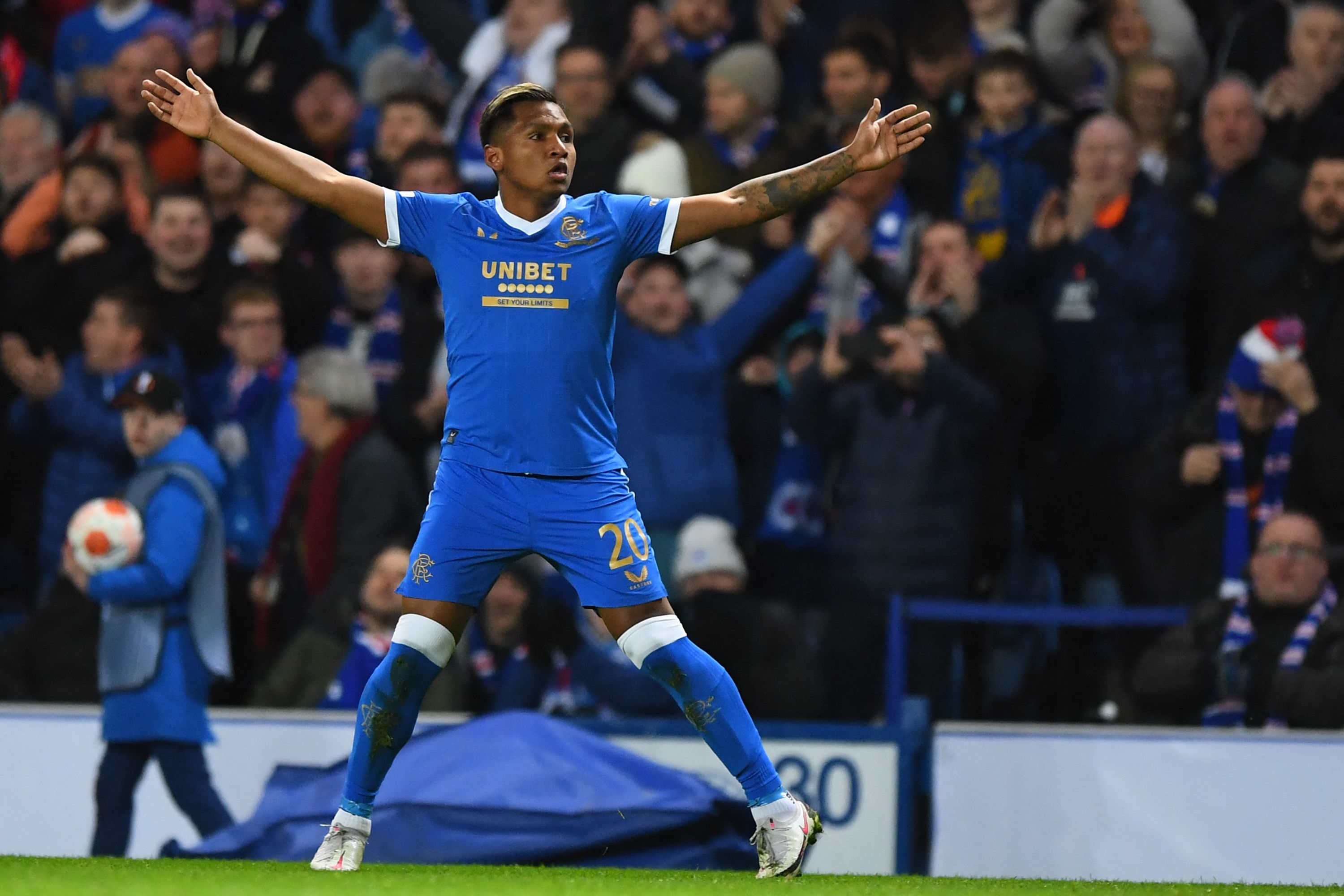 Penyerang Rangers Alfredo Morelos