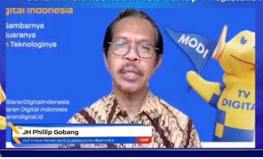 Staf Khusus Menkominfo Philip Gobang saat membuka DTS Labuan Bajo