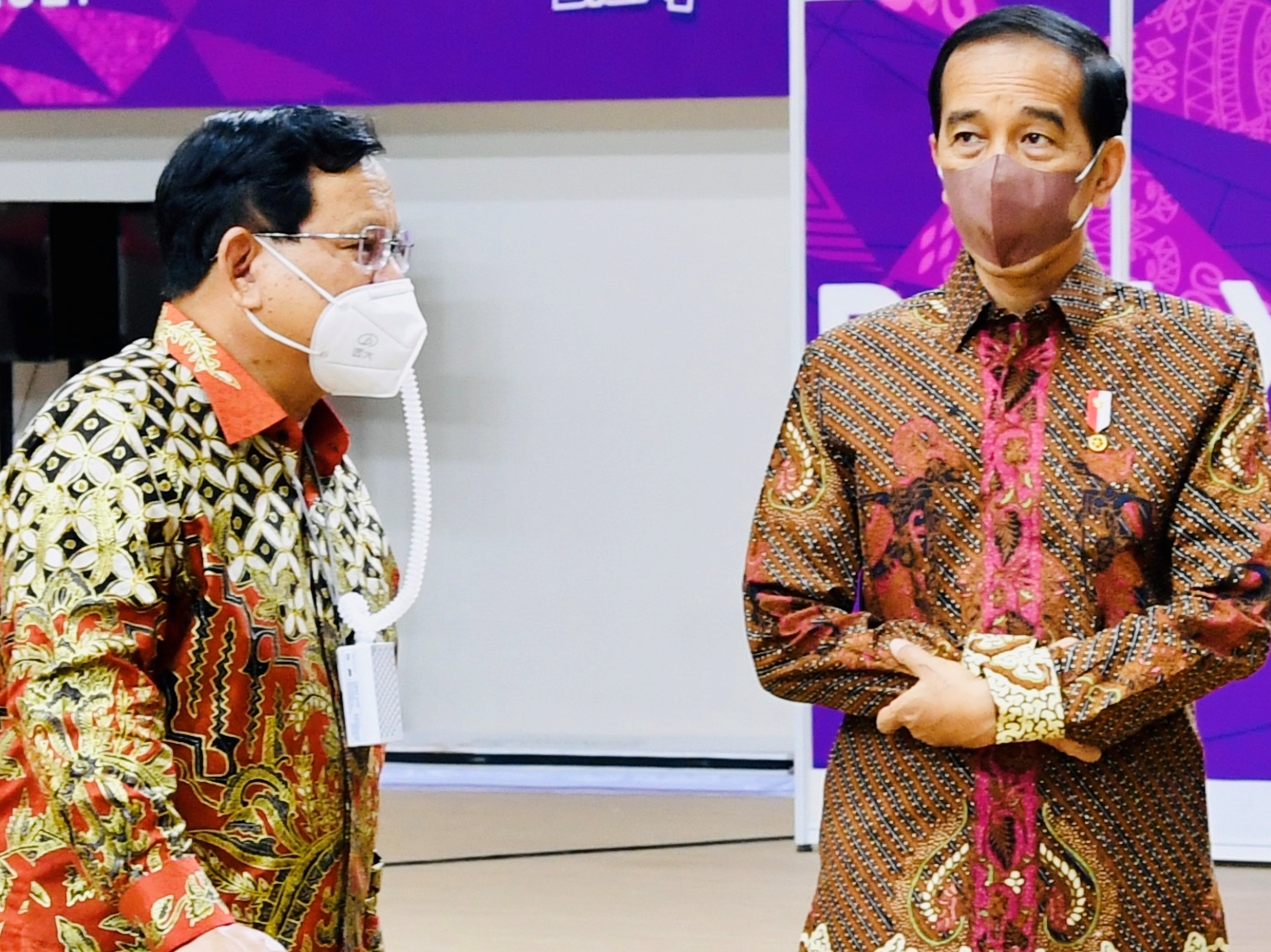 Prabowo Subianto dan Joko Widodo.