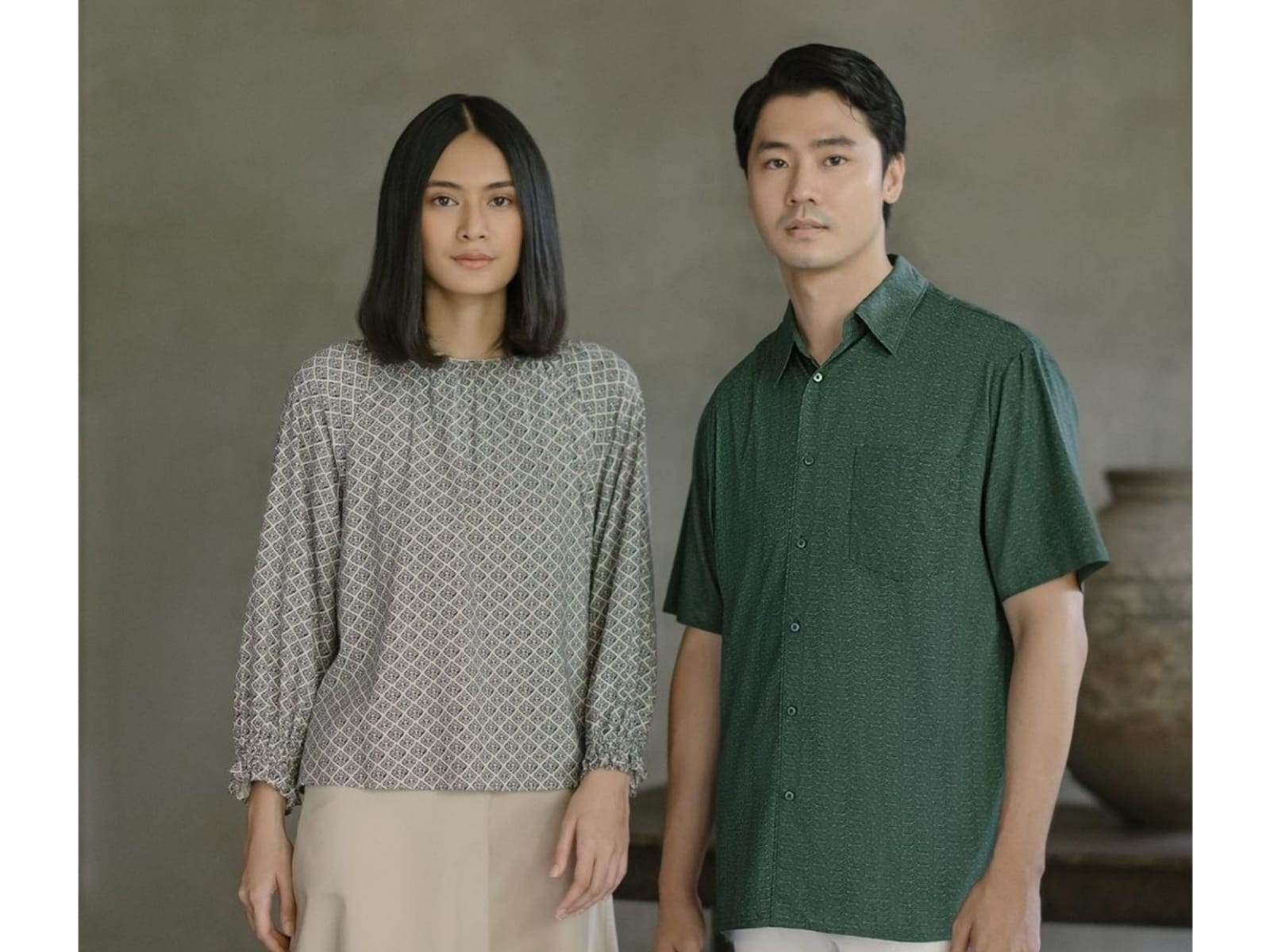 Koleksi batik Uniqlo.