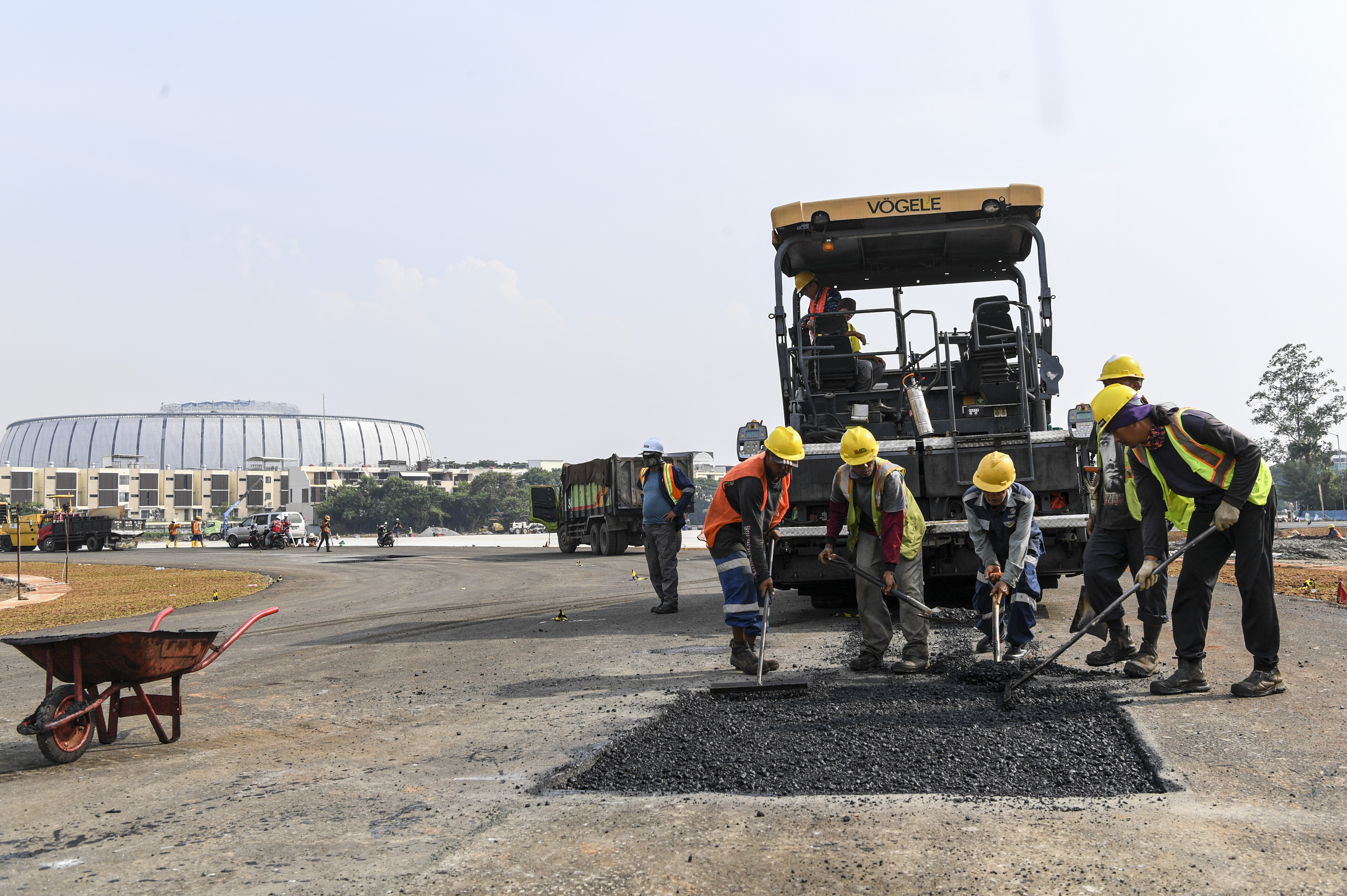 Pembangunan Sirkuit  Formula e di kawasan Ancol, Jakarta Utara