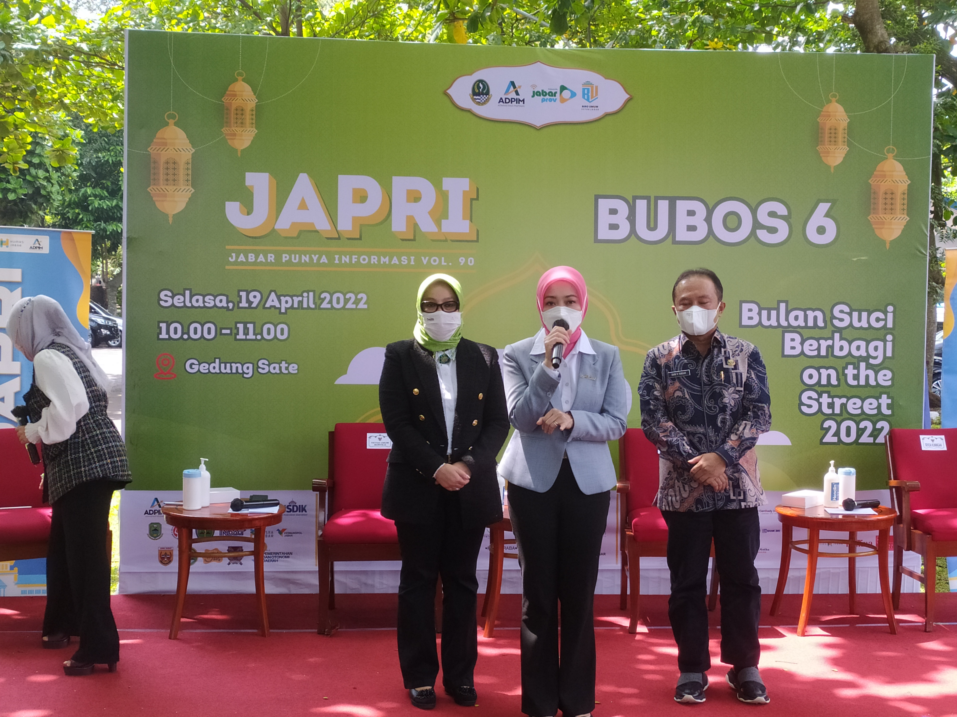 Attalia Praratya, istri Gubernur Jabar Ridwan Kamil, meluncurkan program Bubos6