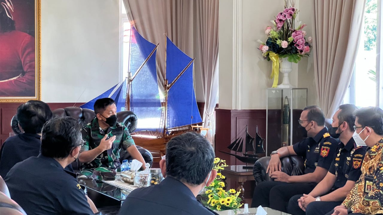 Lakukan Koordinasi, Bea Cukai Siap Tindak Tegas Setiap Pelangaran di Bidang Cukai 