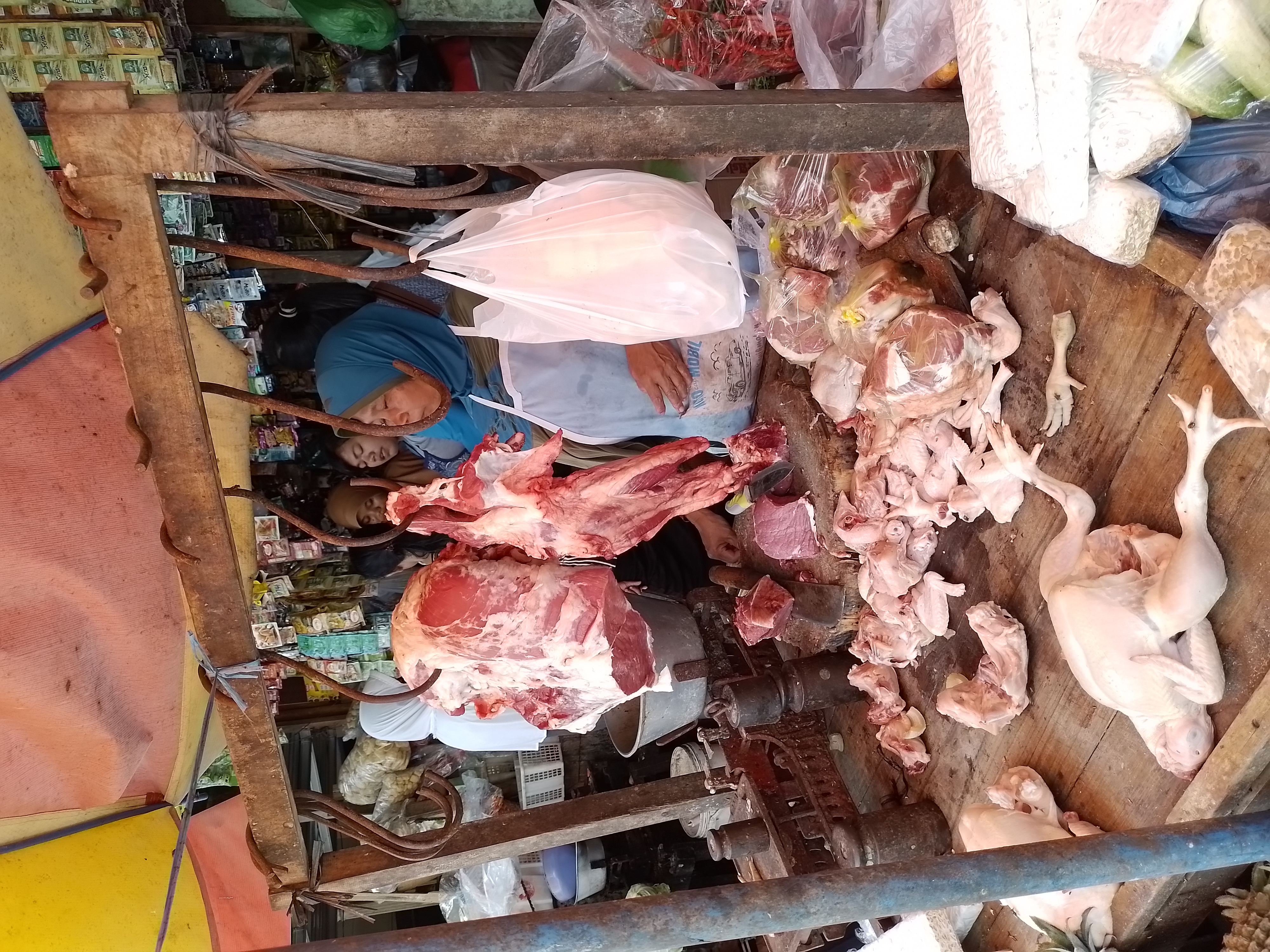 Pedagang daging sapi di Klaten